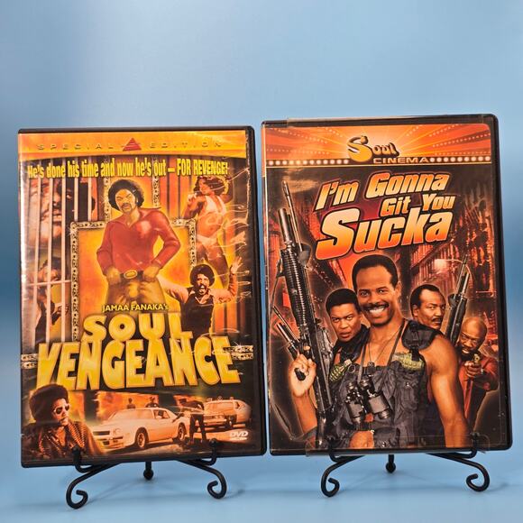 Lot of 2 Soul Cinema DVDs – Soul Vengeance & I’m Gonna Git You Sucka - Picture 1 of 5